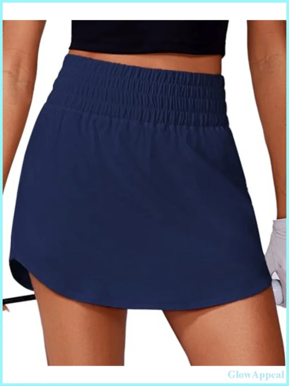 Women's Golf Skort High Waisted with Pockets, Tummy Control Built-in Shorts